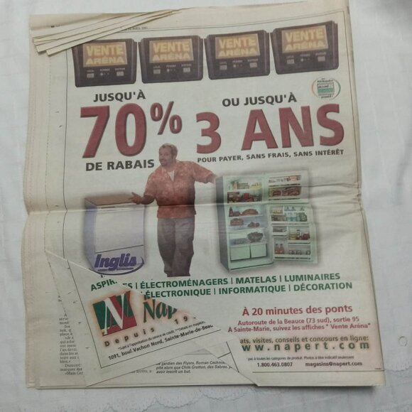 Journal de Québec, dimanche 22 avril 2001 - Picture 2 of 3